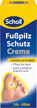 Fußcreme Schutz gegen Fußpilz Scholl