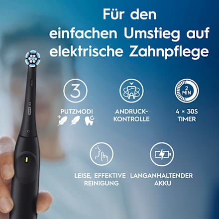 Elektrische Zahnbürste Series iO2 schwarz Oral-B