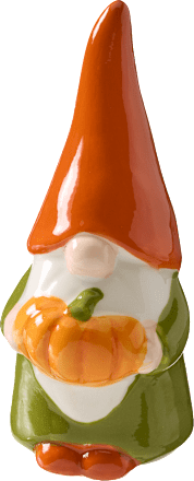 Keramikwichtel mit Kürbis, orange-grün Dekorieren & Einrichten