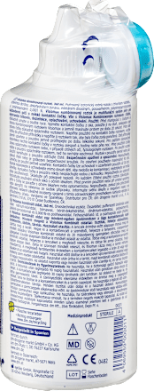 Kombinált oldat lágy kontaktlencsékhez, kontaktlencse-tároló tokkal Visiomax