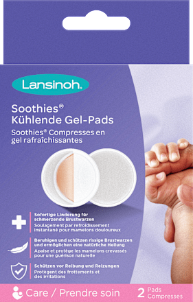 Brustwarzenpflege Soothies Kühlende Gel-Pads (1 Paar) Lansinoh