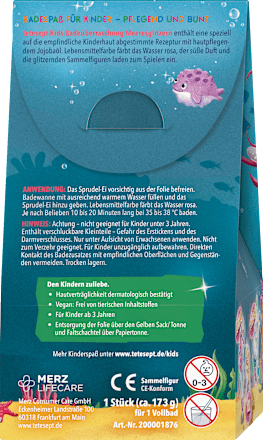 Kinder Badezusatz Badeüberraschung Meeresglitzern tetesept: KIDS