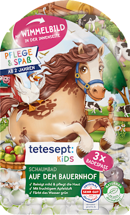Kinder Badezusatz Auf dem Bauernhof mit Wimmelbild (3x40 ml) tetesept: KIDS