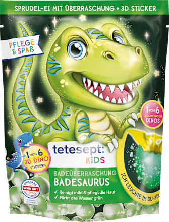 Kinder Badezusatz Badeüberraschung Badesaurus tetesept: KIDS