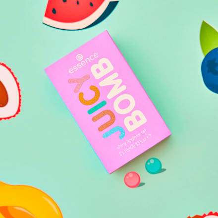 set lesků na rty Juicy Bomb essence