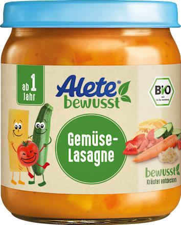 Babymenü Gemüse-Lasagne Alete