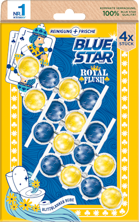 Royal Flush Blitzblanker Bube BLUE STAR