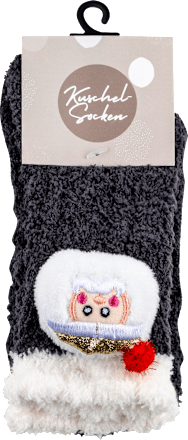 Kuschelsocken schwarz keine Marke