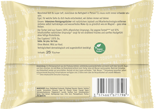 Mizellen-Reinigungstücher Intensiv mit Jojobaöl bebe