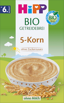 Bio-Getreidebrei Fünfkorn HiPP