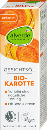 Uleiul de față cu morcov alverde NATURKOSMETIK