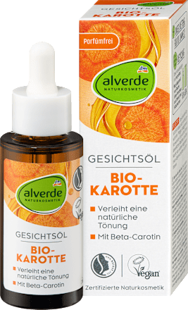 Uleiul de față cu morcov alverde NATURKOSMETIK