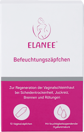 Befeuchtungszäpfchen Elanee