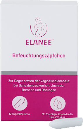Befeuchtungszäpfchen Elanee