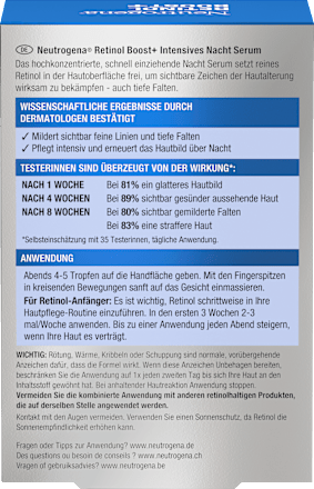 Anti Age Nachtserum Retinol Boost Neutrogena