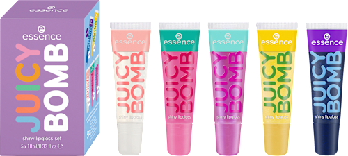 Lipgloss Juicy Bomb Set 5tlg 02 Sweet & Glossy! essence