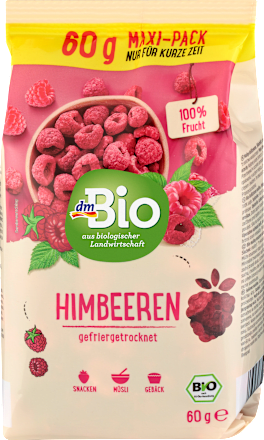 Sušene maline maxi pack dmBio