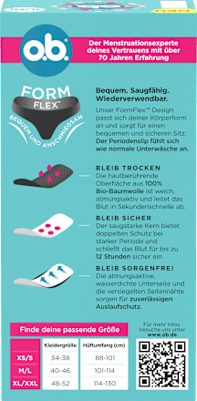 Periodenunterwäsche schwarz, Gr XL. XL/XXL o.b.