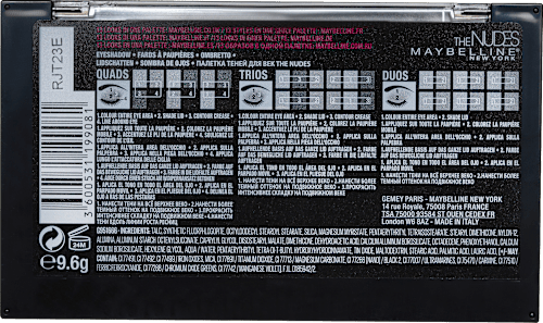 Lidschattenpalette The Nudes MAYBELLINE NEW YORK