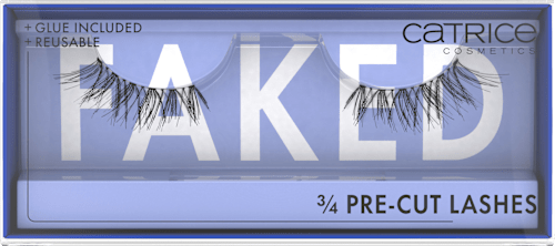 Künstliche Wimpern Faked 3/4 Pre-Cut (1 Paar) CATRICE