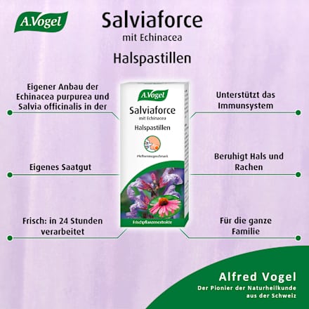 Salviaforce Halspastillen A.Vogel
