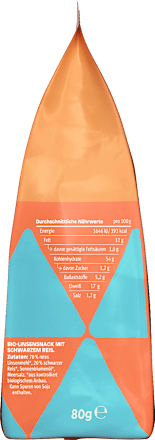 Cracker Linsen Chips Bio share