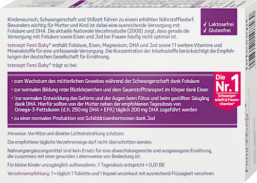 Kapseln & Tabletten Femi Baby tetesept
