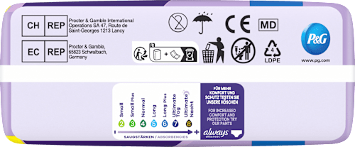 discreet Einlagen Inkontinenz Long Plus always