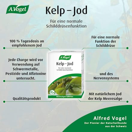 Kelp - Jod Meeresalgen-Tabletten A.Vogel
