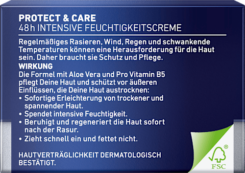 Gesichtscreme Protect & Care Intensiv NIVEA MEN
