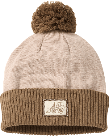 Strickmütze mit Bommel, beige, Gr. 52/53 ALANA