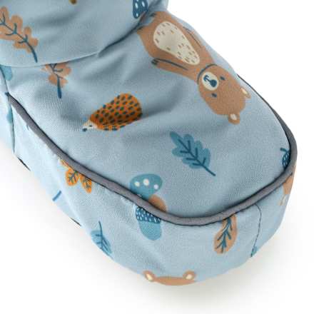 Thermoschuhe mit Waldtier-Muster, blau, 6 - 12 Monate PUSBLU