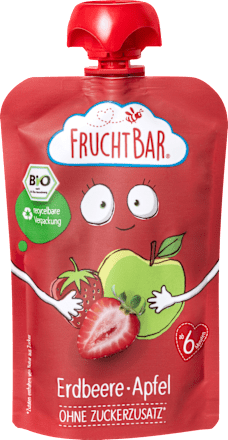 Quetschie Erdbeere Apfel ab 6 Monaten FruchtBar