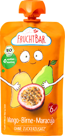 Quetschie Mango, Birne, Maracuja, ab 6 Monaten FruchtBar