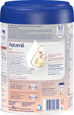 Anfangsmilch 1 Profutura Duo Advance von Geburt an  Aptamil