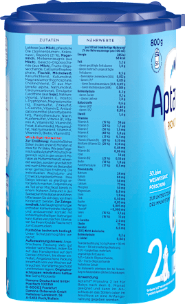Folgemilch 2 Pronutra nach dem 6. Monat Aptamil