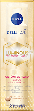 Gesichtsfluid getönt Luminous Anti Pigmentflecken LSF 20 NIVEA