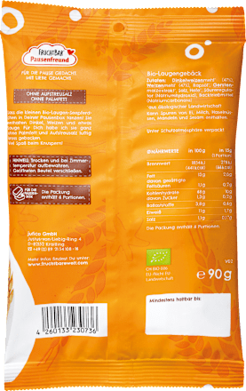 Kindersnack Pausenfreund Laugen-Seepferdchen mit Dinkel ab 3 Jahren FRUCHTBAR Pausenfreund