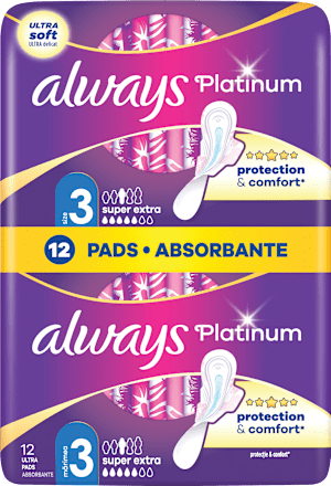 Damski vložki Platinum Ultra Night duo, velikost 3 always
