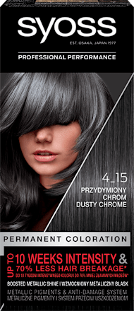 Farba do włosów 4_15 Przydymiony Chrom Syoss