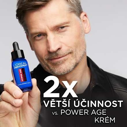 Power Age sérum na pleť s kyselinou hyaluronovou  L'ORÉAL PARiS MEN EXPERT