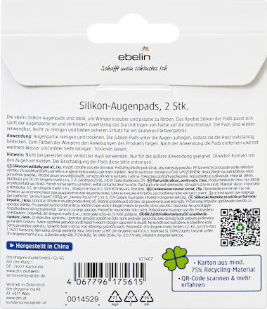 Farbschutz Augenpads Happy hairmazing day ebelin