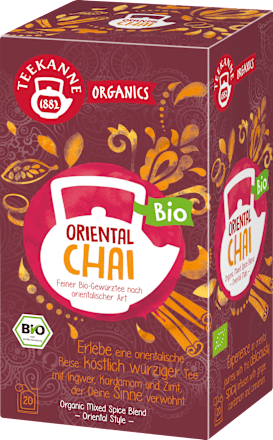 Gewürztee Oriental Chai (20 Beutel) Teekanne