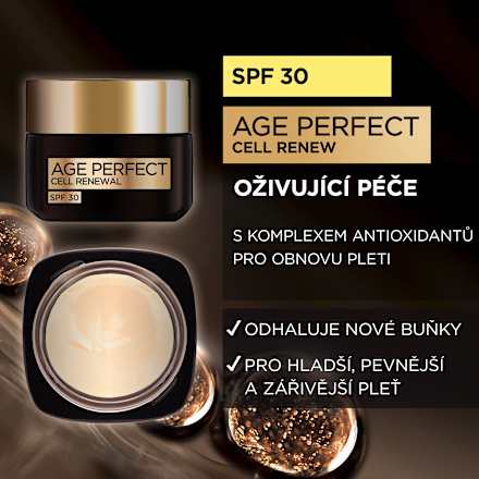 Age Perfect denní krém Cell Renew L'ORÉAL PARiS