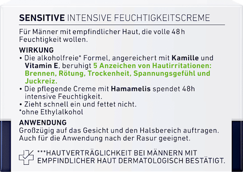 Gesichtscreme Sensitive  NIVEA MEN