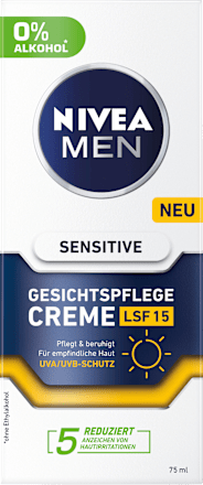 Gesichtscreme Sensitive LSF 15 NIVEA MEN