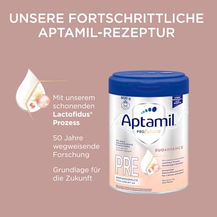 Anfangsmilch Pre Profutura Duo Advance von Geburt an  Aptamil