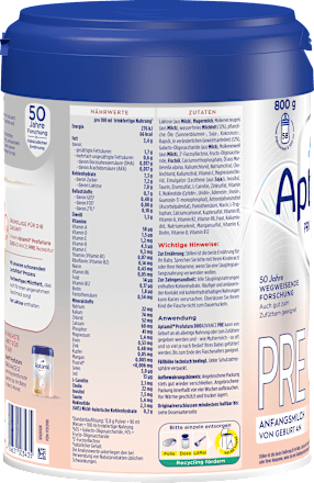Anfangsmilch Pre Profutura Duo Advance von Geburt an  Aptamil