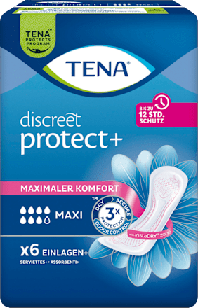 discreet Einlagen Inkontinenz Protect+ Maxi TENA