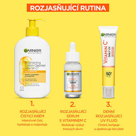 denní rozjasňující UV fluid Vitamín C SPF50+ GARNIER SKIN NATURALS